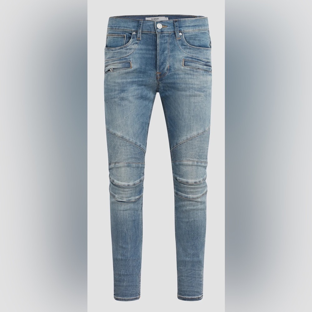 NWT Men's Hudson Blinder V2 Biker Skinny Jeans - Size 31 - Picture 3 of 6